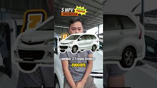 5 MPV Kereta underrate sebab kurang cantik automobile keretamurah keretaterpakai usedcars [upl. by Osanna]