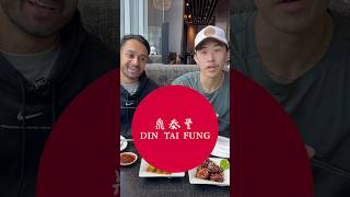 Din Tai Fung dintaifung chinesefood soupdumplings dumplings foodie foodreview [upl. by Odlabu]