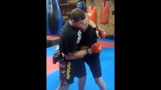 Matt Lindland Dirty Boxing technique [upl. by Tihw]