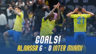 أهداف مباراة النصر 6  0 إنتر ميامي  كأس موسم الرياض 🏆💛💙  Al Nassr 6 Vs 0 Inter Miami Goals [upl. by Verne]