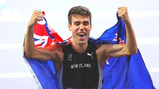 Paris 2024 Olympics New Zealand’s Kerr wins gruelling men’s high jump [upl. by Atteyram954]