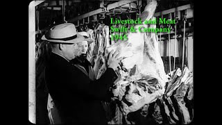 Livestock and Meat 1945 Swift amp Company Chicago Stock Yards Bringing meat to the nations table [upl. by Alika]