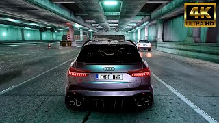 Beamng Drive  Realistic City Driving  Audi RS6 C8 Mod  4K Ultra Gameplay [upl. by Lacy]