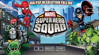 Keren  Coba Game Marvel Super Hero Squad Setting Grafik 10X PSP Lebih HD [upl. by Dawson]