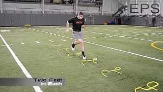 Adjustable Training Hurdle  Instructional Drills Video Improve Speed and Footwork [upl. by Sherr]