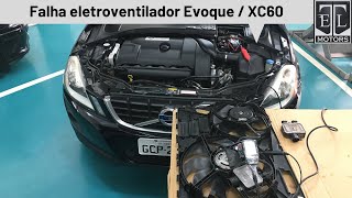 Motor fervendo LAND ROVER Evoque Freelander e VOLVO V60 X60 Queima módulo eletroventilador [upl. by Eisnyl]