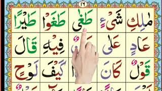 How to learn Qaida noorania easily at home Noorani Qaida lesson No 9 and part 2 [upl. by Wylen]