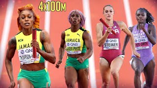 Women’s 4x100m Final  Thrilling Relay Battle  2022 World Championships [upl. by Shelburne283]