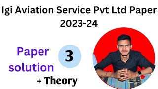 class 3 Igi aviation services pvt ltd  Igi aviation services pvt ltd previous year questions [upl. by Noived]