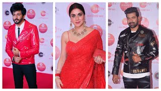 Zee Rishtey Awards 2021 Shraddha Arya Dheeraj Dhoopar Shabir amp Others Walk The Red Carpet [upl. by Millie]