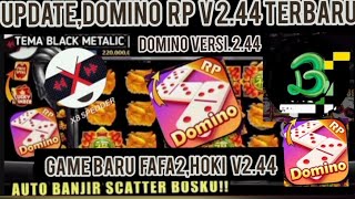 DOMINO RP V244 TERBARU‼️DOMINO MOD TEMA BLACK METALIC TANPA PASWORD‼️ [upl. by Natye114]