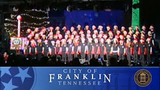 2015 City of Franklin TN Christmas Tree Lighting Ceremony 16x9 Cropped [upl. by Tillman]