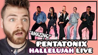 First Time Hearing PENTATONIX quotHallelujahquot  LIVE 2024  REACTION [upl. by Sirovaj]