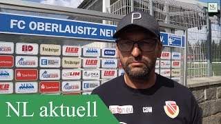 FC Energie Cottbus Trainer ClausDieter Wollitz nach dem Spiel gegen FC Oberlausitz Neugersdorf [upl. by Clemen]