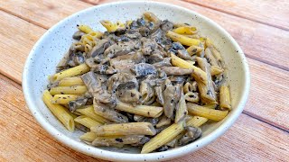 Pâtes à la sauce champignons [upl. by Zetneuq]