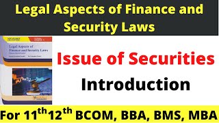 Issue of Securities Introduction [upl. by Graniela]