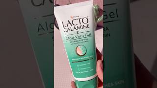 Lacto Calamine aloe vera gel💚 shorts skincare products youtubeshorts ytshorts review [upl. by Ailekahs924]