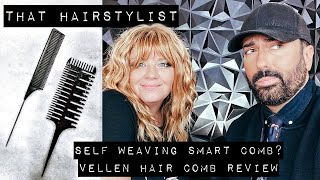 Self Weaving Smart Combs Vellen Hair Comb Review [upl. by Lisbeth603]