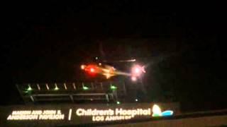 Childrens Hospital Los Angeles Helicopter Take Off [upl. by Anisah]