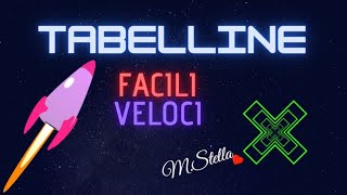 TABELLINE facili e veloci [upl. by Jeuz]