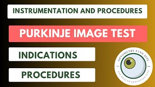 What is Purkinje image test in Ophthalmology  4 Purkinje reflexes test and how to do [upl. by Nnhoj]