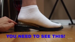 HOW HEIGHT INSOLES amp SHOE LIFTS LOOK WHILE YOU STAND YOU WILL BE SURPRISED [upl. by Kal]