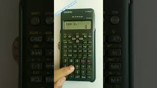 How to calculated log in scientific calcuator casio fx100MS shorts calculator [upl. by Georges]