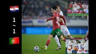 Croatia 1 vs 1 Portugal Full Highlight [upl. by Direj]