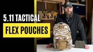 511 Tactical Flex Pouches  Minimalist Molle Pouches [upl. by Vatsug]