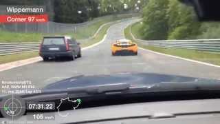 E92 m3 vs Volvo 850 Nürburgring [upl. by Krauss]