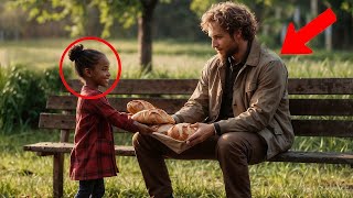 Black Little Girl Gives Her Sandwich to a White Homeless Man Then Cops Show Up the Next Day [upl. by Kenji]