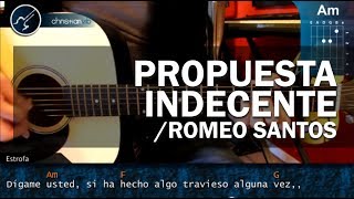 Cómo tocar quotPropuesta Indecentequot de Romeo Santos en Guitarra HD Tutorial  Christianvib [upl. by Weinreb394]