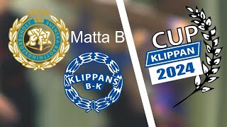 Cup Klippan 2024 matta B [upl. by Eeltrebor]