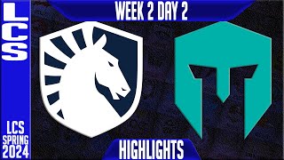 TL vs IMT Highlights  LCS Spring 2024 Week 2 Day 2  Team Liquid vs Immortals [upl. by Windsor293]