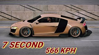 AUDI R8 GEARBOX SETTINGS  1695HP 2254NM  CAR PARKING MULTIPLAYER NEW UPDATE [upl. by Auhso]