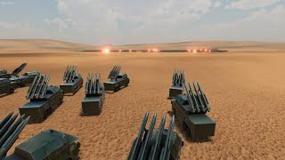 40 Missile Systems VS 20000 M4A1 Soldiers  Battle Simulator [upl. by Nitsew]