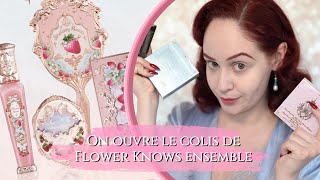 LE PLUS BEAU MAQUILLAGE DE MA VIE 🌸 Unboxing de maquillage Flower Knows 🌸 Mes impressions sincères🌸 [upl. by Ku384]