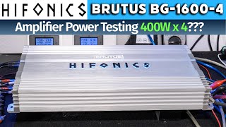 Hifonics BG16004  400W x 4 Find out [upl. by Bohman]