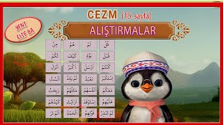 Yeni Diyanet Elif Ba Cezm Alıştırmaları Elif ba 15 sayfa  online quran Didiyom Tv [upl. by Nylazor]