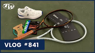 So much new tennis gear Racquets from Wilson ON the Roger Pro Shoes Lux Eco string amp more VLOG841 [upl. by Maddox443]