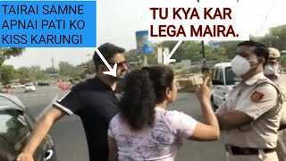 Ladki nai ki police kai sath ladai   Delhi police  Nai ki karwahi  fir darj delhipolice [upl. by Arvo]