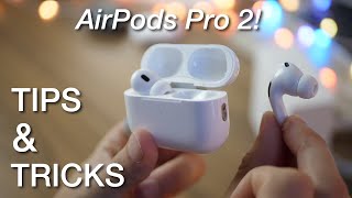 How to use AirPods Pro 2  TipsTricks [upl. by Eitnom]