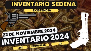 Existencias de Armamento al 22 de Noviembre de 2024 [upl. by Veats782]