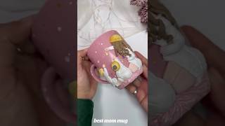 Best Mom Mug Making Clay Art artcraft clayart youtubeshorts [upl. by Savior229]