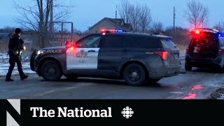 Police officer fatally shot in southern Ontario [upl. by Nosremaj]