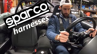 Sparco 6 Point Harness in the Mazda  Miata Pt 13 [upl. by Kathlin]