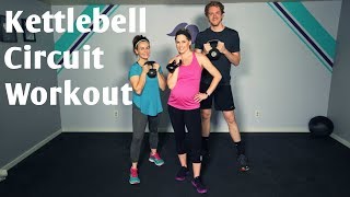 25 Minute Kettlebell Circuit Workout for Strength amp Cardio [upl. by Favata]