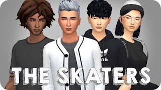 HIGH SCHOOL CLIQUES  THE SKATERS  Sims 4 Create A Sim [upl. by Yorel355]