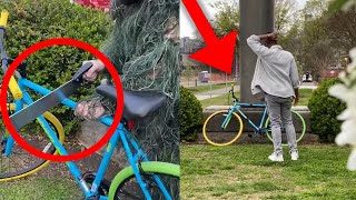 BLAKE CATCHES BIKE THIEF WITH THIS PRANK  The Adley Show [upl. by Valeta]