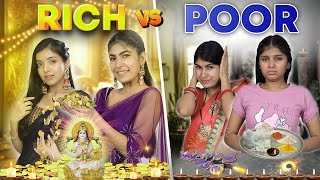 Diwali  Rich vs Normal  Your Mom vs My Mom  Anaysa [upl. by Sairahcaz]